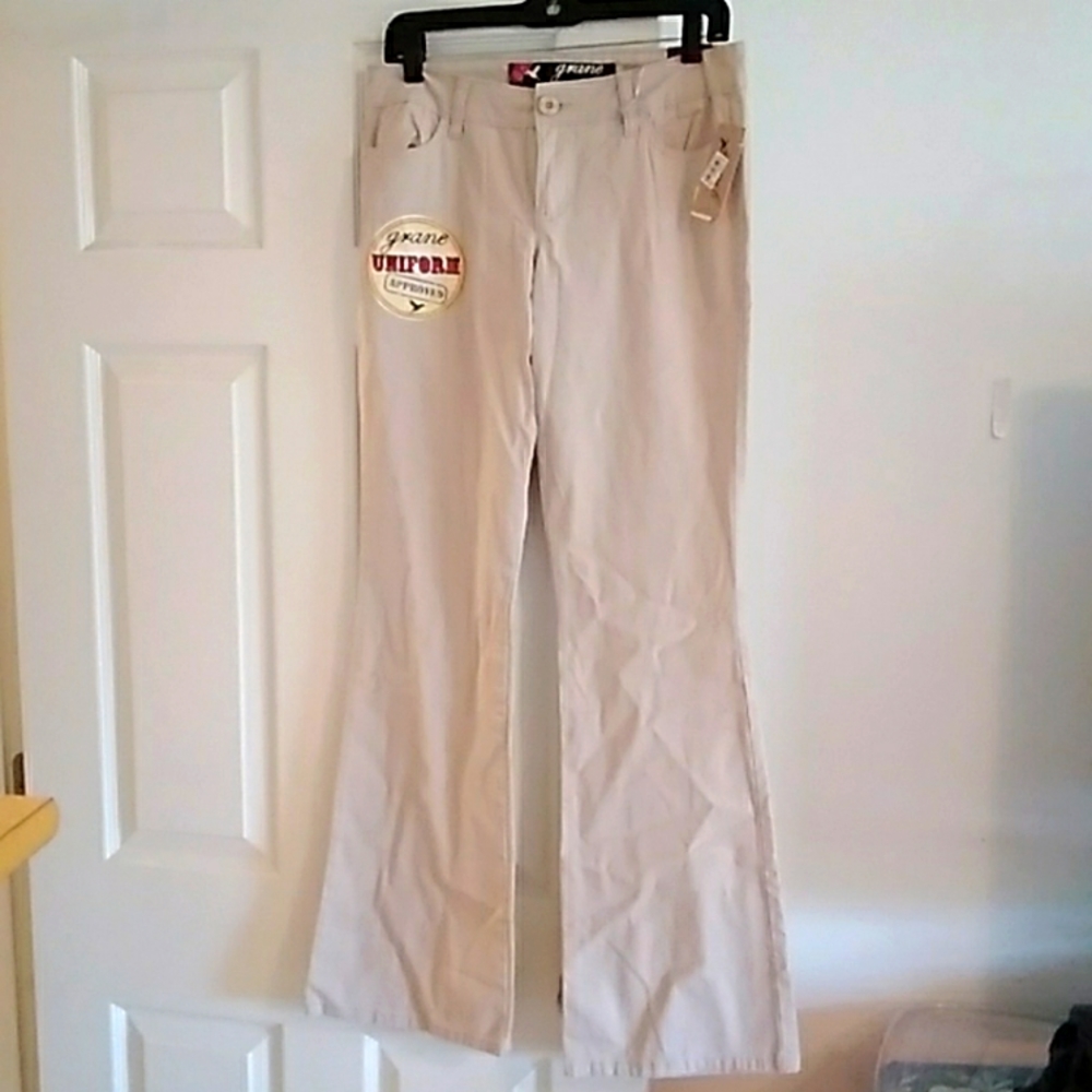 Khaki uniform pants